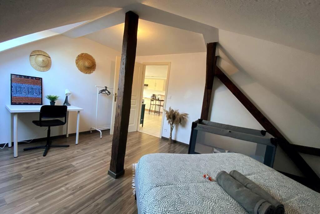 10Min Bus Strasbourg Centre-Parking Prive-Wifi-Tv Διαμέρισμα Bischheim Εξωτερικό φωτογραφία